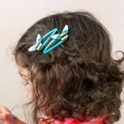 Rex London Glitter hair clips (set of 2) - Bumblebee Clearance