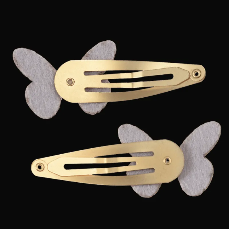 Rex London Glitter hair clips (set of 2) - Fairies in the Garden butterfly Fashion