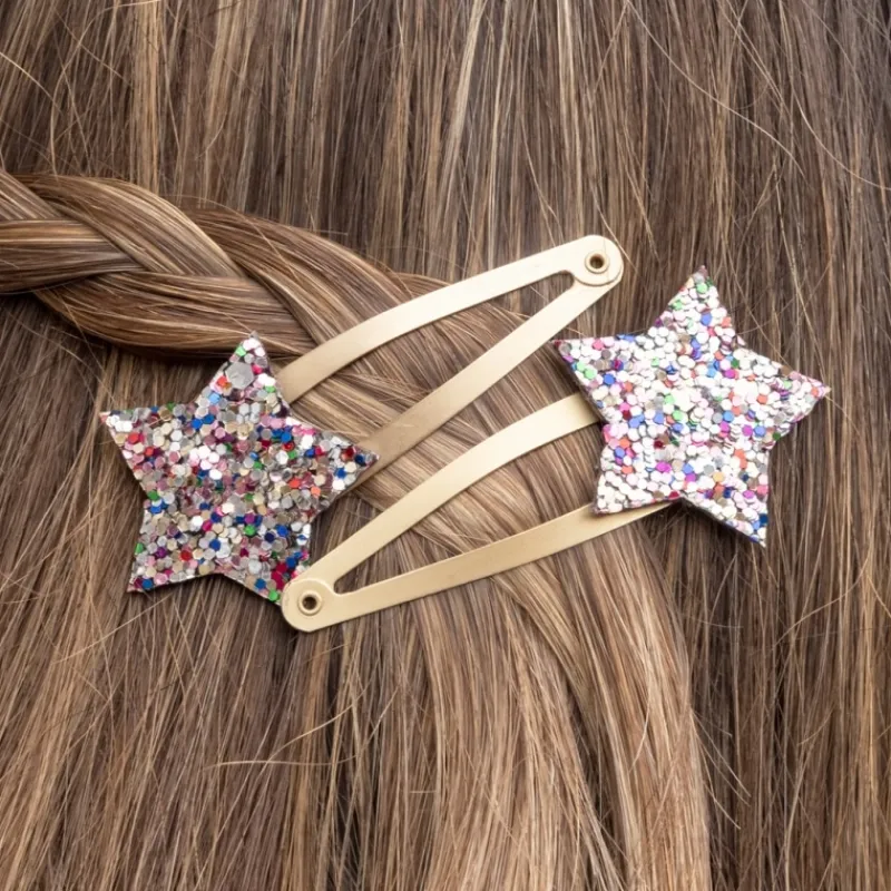 Rex London Glitter hair clips (set of 2) - Fairies in the Garden star Discount