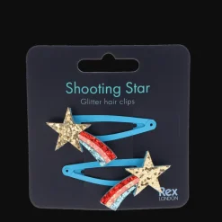 Rex London Glitter hair clips (set of 2) - Shooting Star Outlet
