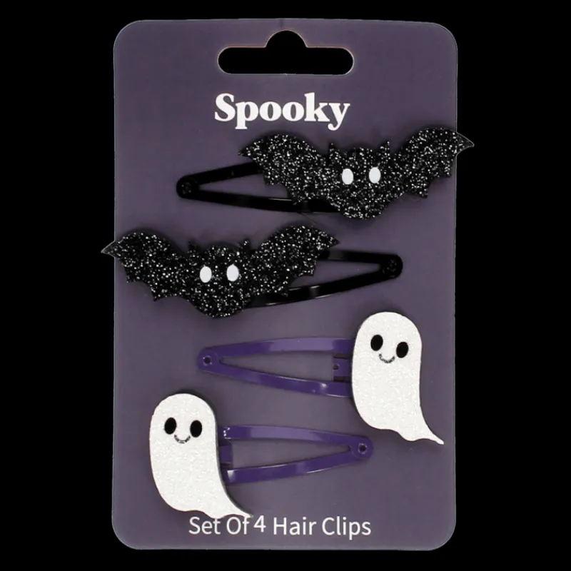 Rex London Glitter hair clips (set of 4) - Spooky Online