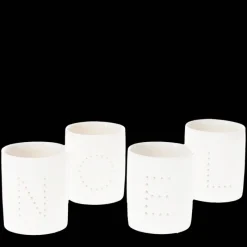 Rex London Glossy ceramic tealight holders (set of 4) - NOEL Best