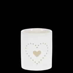 Rex London Glossy ceramic tealight holder - Heart New