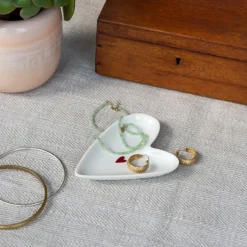 Rex London Glossy ceramic trinket dish - Heart Sale