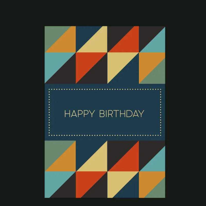Rex London Greetings card - Geometric Sale