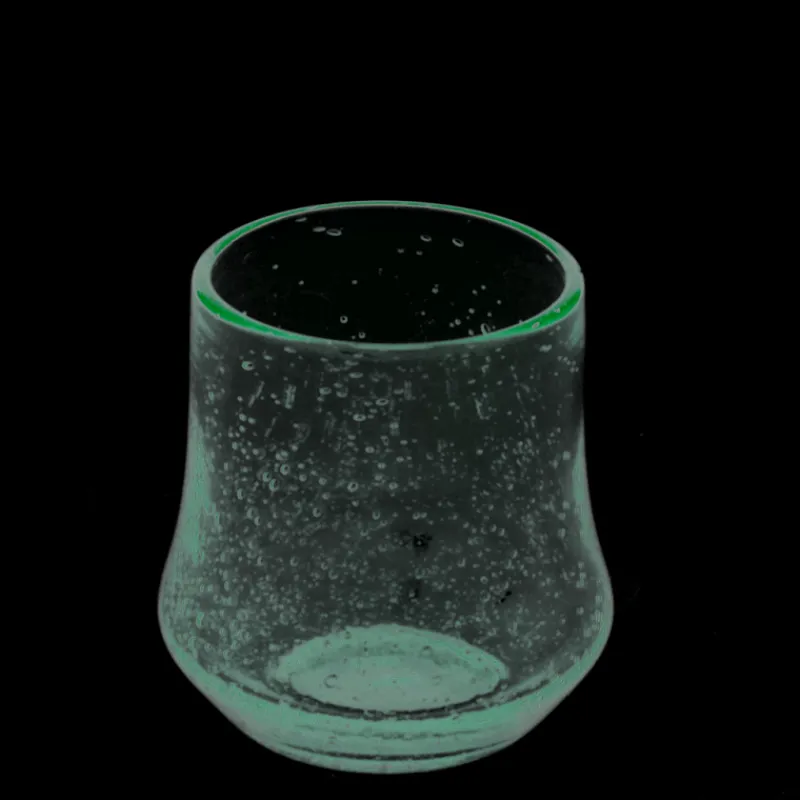 Rex London Hand blown bubble glass tumbler - Blue Sale