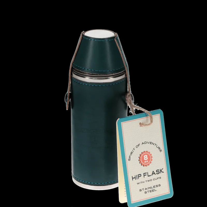 Rex London Hunter hip flask with 2 cups 220ml - Spirit of Adventure Sale