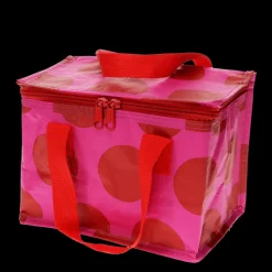 Rex London Insulated lunch bag - Spotlight red on pink New