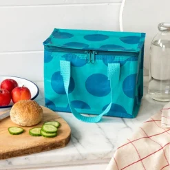 Rex London Insulated lunch bag - Spotlight blue on turquoise Discount