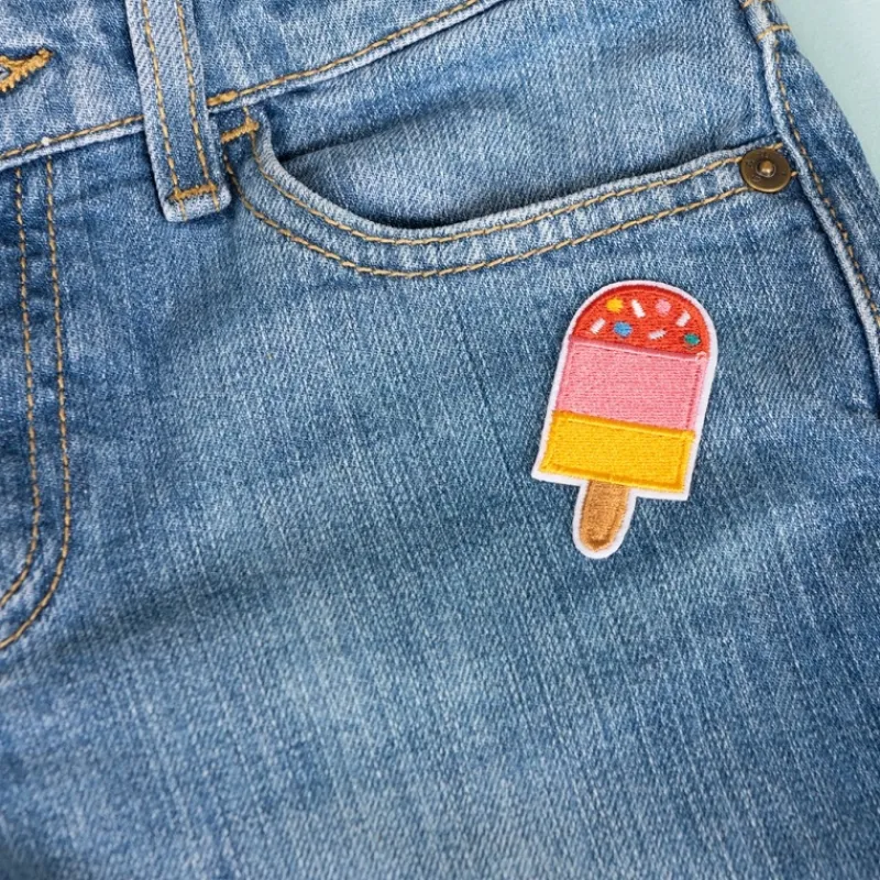 Rex London Iron on patch - Ice lolly Outlet