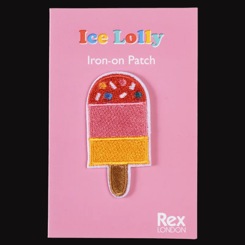 Rex London Iron on patch - Ice lolly Outlet