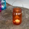 Rex London Jam jar tealight holder - Orange Fashion