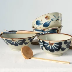 Rex London Japanese porcelain ramen bowl 18cm - Breeze New