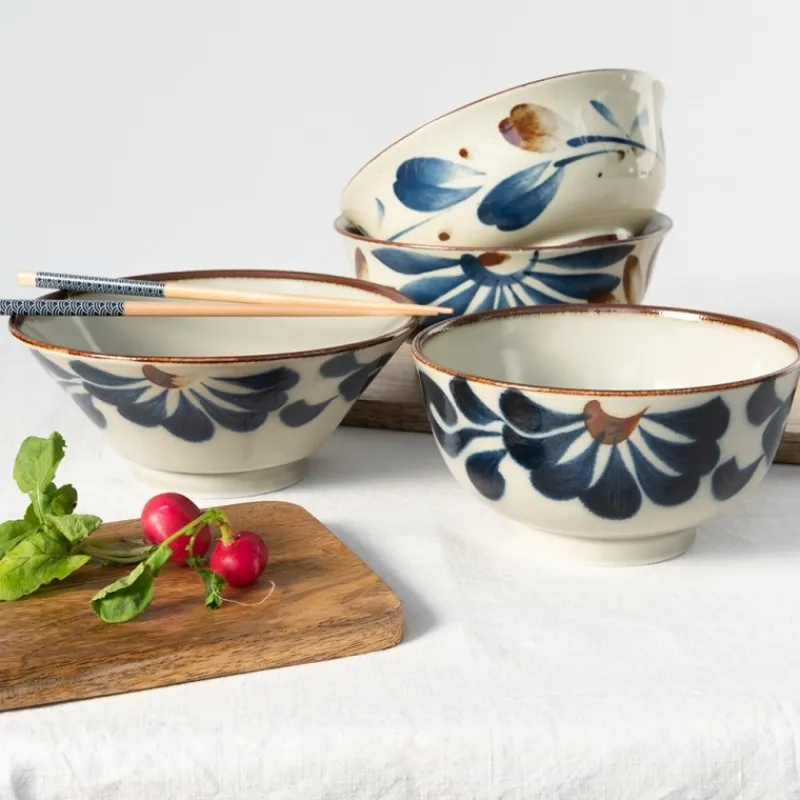 Rex London Japanese porcelain ramen bowl 18cm - Breeze New
