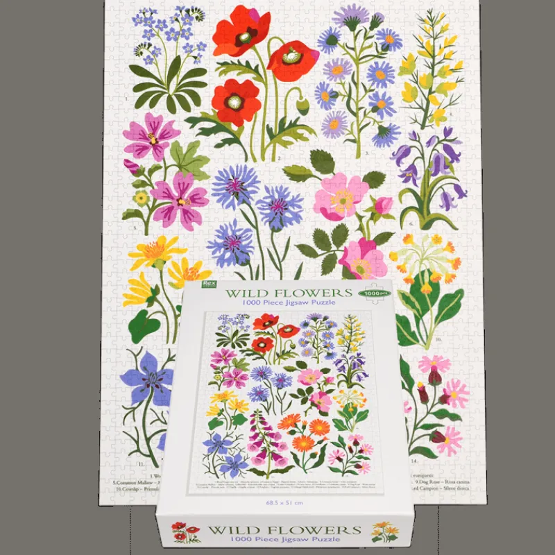 Rex London Jigsaw puzzle (1000 pieces) - Wild Flowers Best