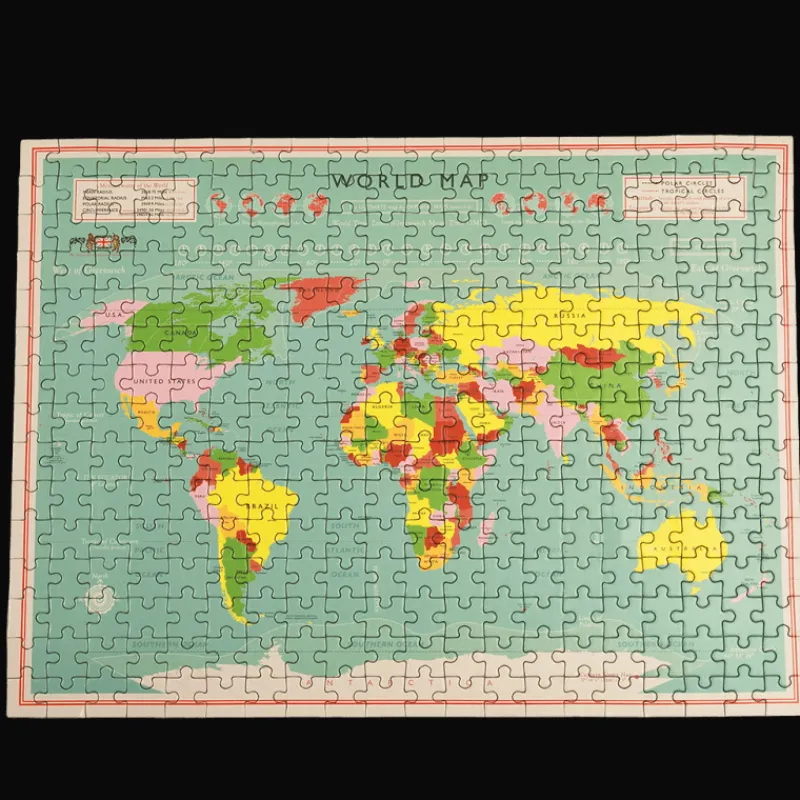 Rex London Jigsaw puzzle (300 pieces) - World Map New