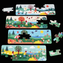 Rex London Jigsaw puzzles (4 x 12 pieces) - Seasons Discount