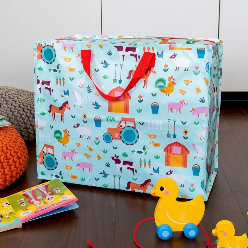 Rex London Jumbo storage bag - Farmyard New
