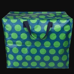 Rex London Jumbo storage bag - Spotlight green on blue Sale
