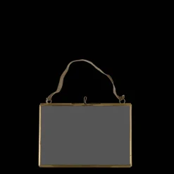 Rex London Landscape double sided glass and brass metal hanging frame (15 x 10cm) Best