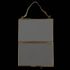 Rex London Landscape double sided glass and brass metal hanging frame (15 x 10cm) Best