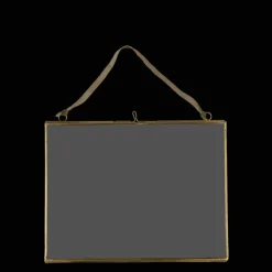Rex London Landscape double sided glass and brass metal hanging frame (20 x 15cm) Best