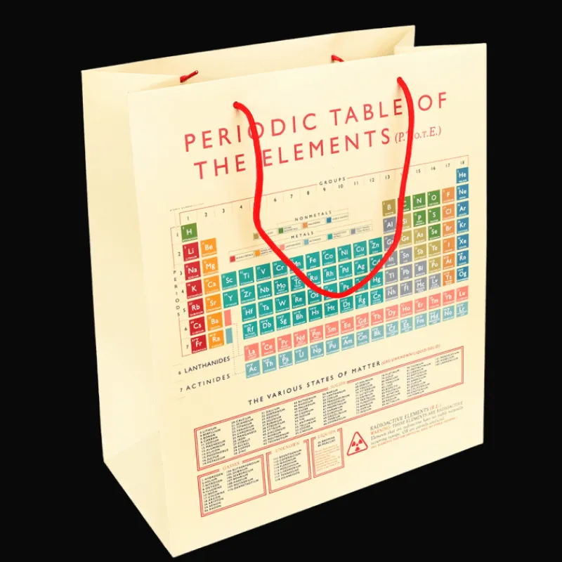 Rex London Large gift bag - Periodic Table Fashion