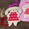 Rex London Learn to sew wooden hand-stitch set - Bunny Fashion