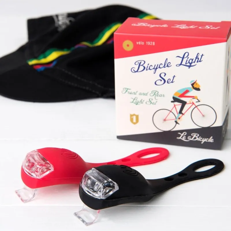 Rex London 2 led bicycle lights in box - Le Bicycle Online