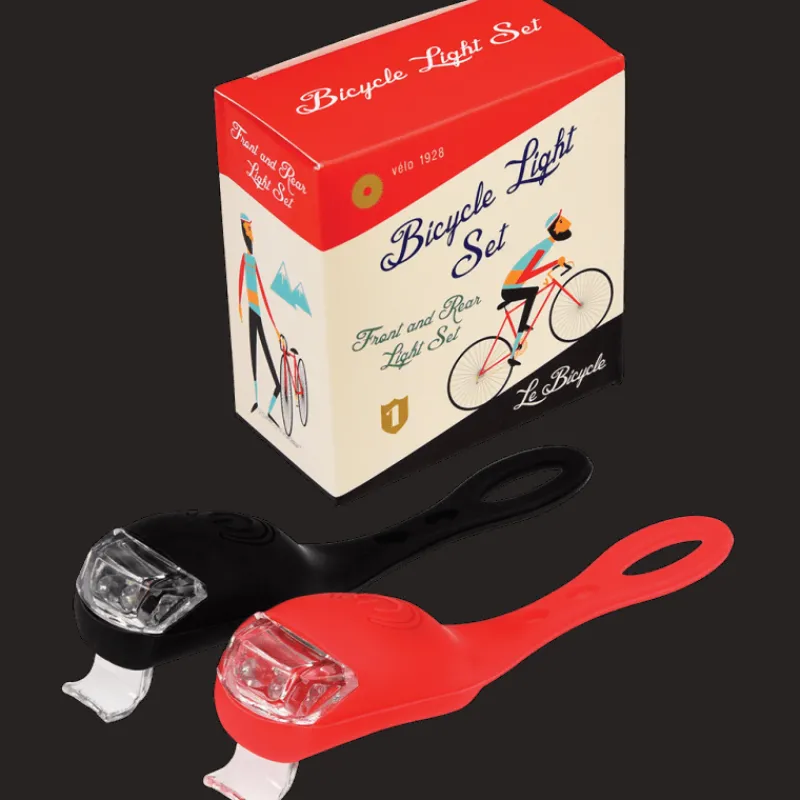 Rex London 2 led bicycle lights in box - Le Bicycle Online