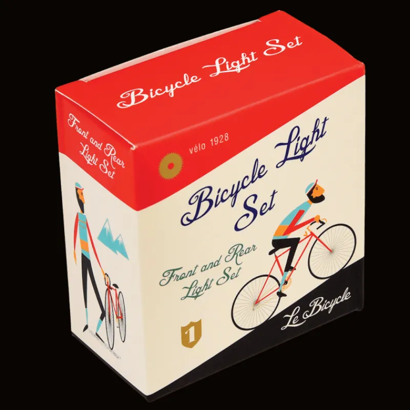 Rex London 2 led bicycle lights in box - Le Bicycle Online