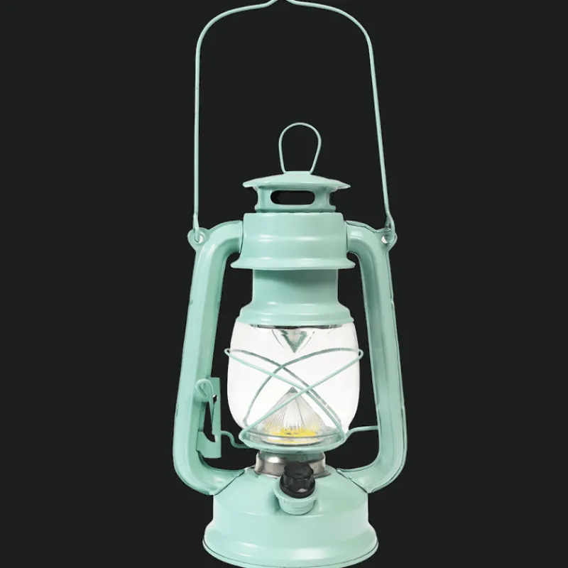 Rex London LED hurricane lantern - Aqua New