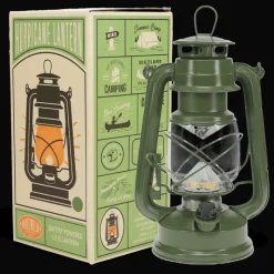 Rex London LED hurricane lantern - Green Fashion