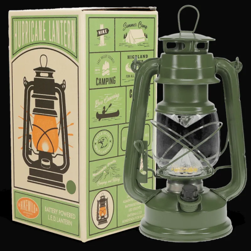 Rex London LED hurricane lantern - Green Fashion