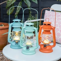 Rex London LED hurricane lantern - Light Blue Online