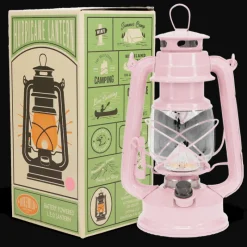 Rex London LED hurricane lantern - Pink Outlet