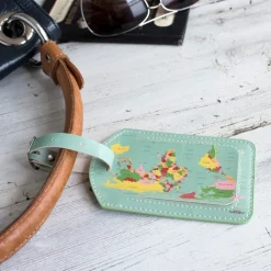 Rex London Luggage tag - World Map Hot