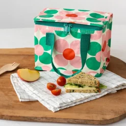 Rex London Lunch bag - Pink and green Daisy Online