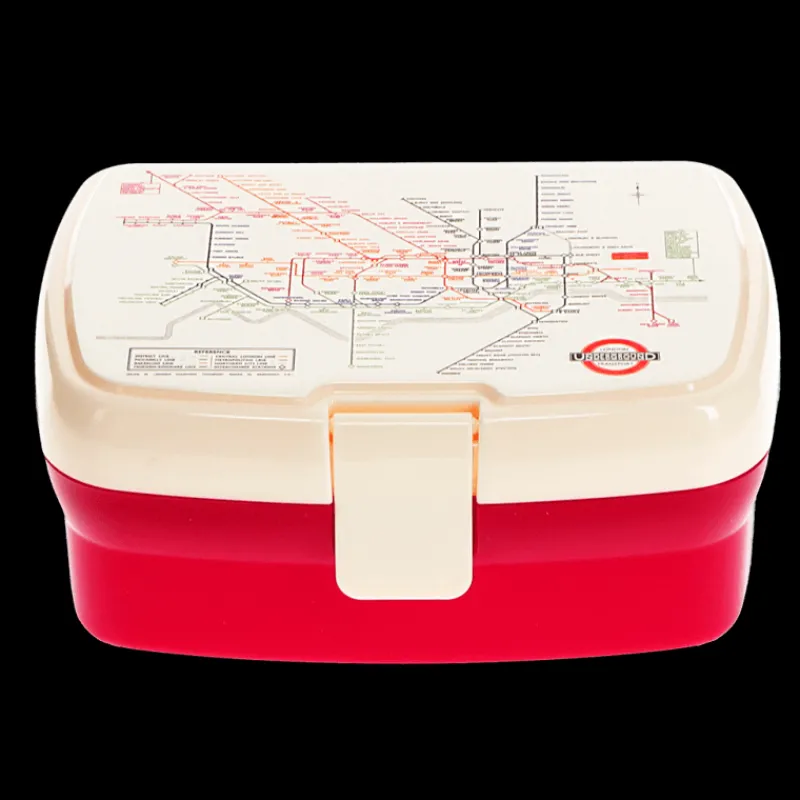 Rex London Lunch box with tray - TfL Heritage Tube map Sale