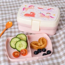 Rex London Lunch box with tray - Unicorn Clearance