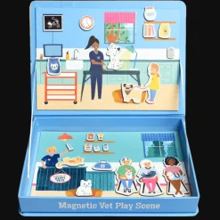Rex London Magnetic vet play scene set (75 pieces) Online