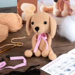 Rex London Make your own crochet animal kit - Puppy Outlet