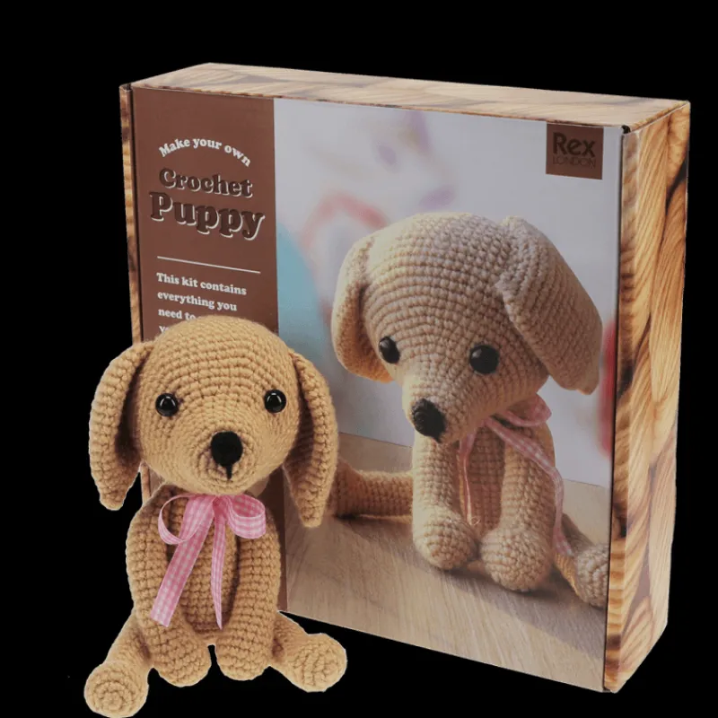 Rex London Make your own crochet animal kit - Puppy Outlet