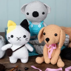 Rex London Make your own crochet animal kit - Puppy Outlet