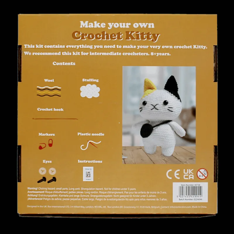 Rex London Make your own crochet animal kit - Cat Sale