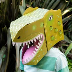 Rex London Make your own dinosaur head - 3D T-Rex mask New