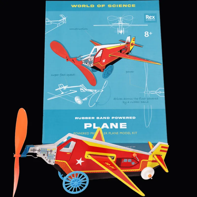 Rex London Make your own rubber band-powered plane Sale