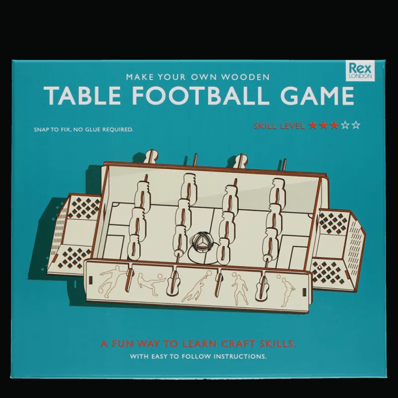 Rex London Make your own wooden table game - Football Discount