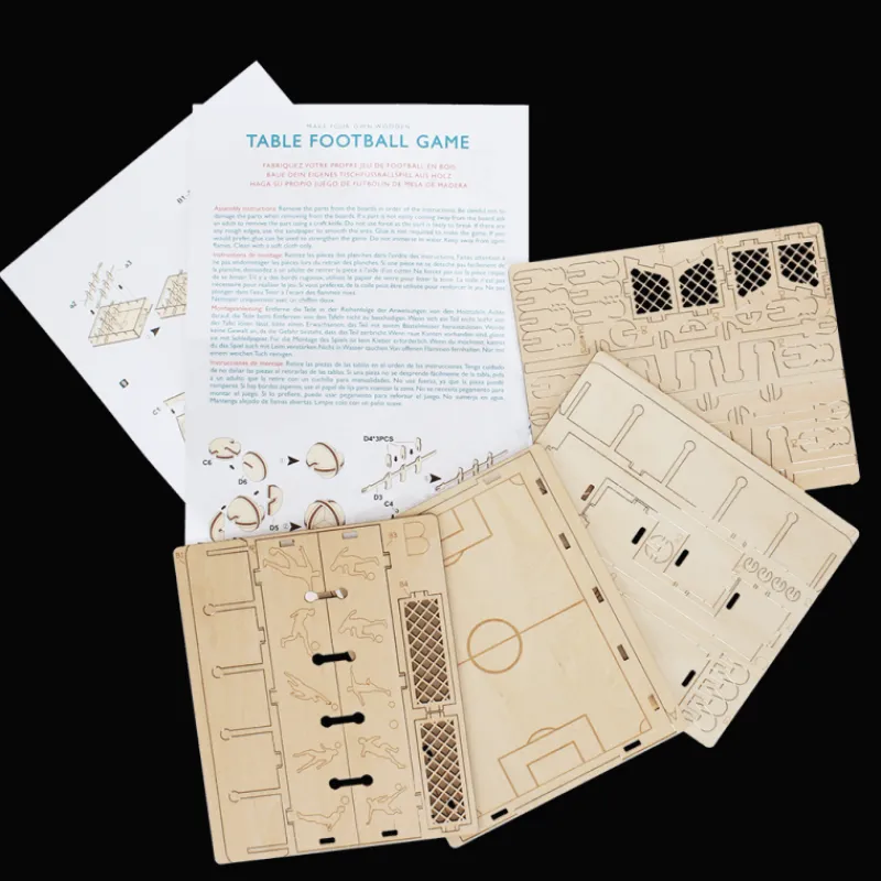 Rex London Make your own wooden table game - Football Discount