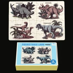 Rex London Matchbox jigsaw puzzle (48 pieces) - Prehistoric Land Fashion